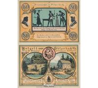 Banknote Stützerbach Notgeld: 1287.2 3. butter churn Notgeld Community Stüzerbach uncirculated 1921 50 Pfenning Stüzerbach (money for collectors - no means of payment)