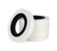 Banknote Tying Machine Intelligent Induction Strapping Machine Hot Melt Paper Belt Binding Machine(White Tape 40 Rolls)