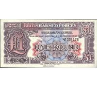 Banknote United Kingdom Pick-number: M22a uncirculated 1948 1 Pound (money for collectors - no means of payment)