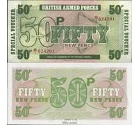Banknote United Kingdom Pick-number: M49 uncirculated 1972 50 NEW Pence (money for collectors - no means of payment)