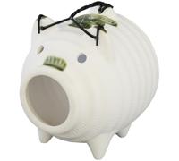 Banko Ware 08853 Mini Mosquito Repellent Incense, Pig, Mosquito Repellent Holder, Stand, White, Height 4.3 inches (11 cm), Made in Japan