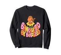 Bankrupted By Bird Seed Cute Robin Bird Watching Sweatshirt
