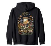 Bankrupted By Birdseed Robin Bird Watcher Funny Zip Hoodie