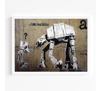 Banksy Art| I am Your Father Framed Poster Print Wall Art Image Home Decor Artworks Framed Poster Different Sizes and Colours