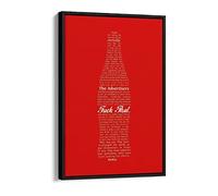 Banksy Bansky People Are Taking The Piss Canvas Floater Frame Print Picture Art - Black Frame 12 inch wide x 18 inch high