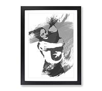 Banksy Bomb Love Wall Graffiti Art V1 Modern Framed Print | A3 Black Framed Wall Art | Ready to Hang | Eclectic Love Picture | Living Room Bedroom Lounge Office