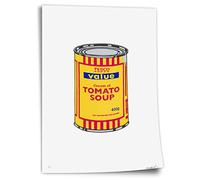Banksy Can Poster - Tomato Soup - Andy Warhol Pop Art Modern Street Art Marketing - Small to Large XXL Modern Art Print, Unframed Art Print, Mural - A4, A3, A2, A1, A0, XXL - Living Room,..