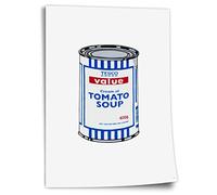 Banksy Can Poster - Tomato Soup - Andy Warhol Pop Art Modern Street Art Marketing, Unframed Art Print, Mural - A4, A3, A2, A1, A0, XXL