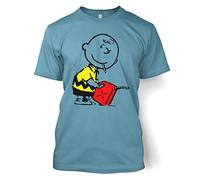 Banksy Charlie Brown Firestarter T-shirt - Stone Blue X-Large (46/48")