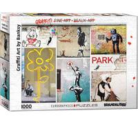 Banksy Collage 1000 piece jigsaw puzzle by Eurographics 680mm x 480mm