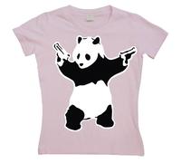 Banksy Damen Panda Girly T-Shirt SH-5-15058-H6-4