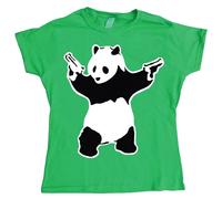 Banksy Damen Panda Girly T-Shirt SH-5-15058-H6-4