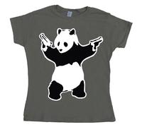 Banksy Damen Panda Girly T-Shirt SH-5-15058-H6-4