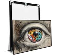 Banksy Eye Canvas Wall Art Street Graffiti Canvas Print Modern Contemporary Poster Funky Dorm Decor Trendy Wall Art Prints Indoor Decor for Offices Living Room Bedroom Farmhouse Framed Ready to Hang