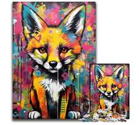 Banksy Graffiti Slum Fox Puzzles for 1000 Piece Jigsaw Puzzles for Adults BrainChallenging DIY Decorative Game Family Interactive Toy 1000 PCS(75x50cm)
