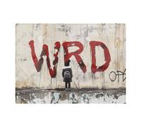 Warren Reed - Designer Banksy Inspired: Warren Reed Designer Chopping Board, Multi