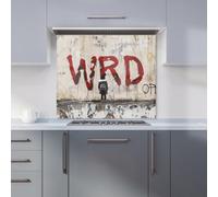 Warren Reed - Designer Banksy Inspired Warren Reed Designer Kitchen Splashback W900Mm X H750Mm, Multi