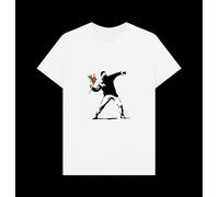 Banksy Love Is In The White T-Shirt apoh White L