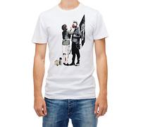 Banksy Men's T-Shirt Anarchy Punk rabel Mum Street Art Graffiti