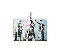 Banksy Old Skool Car Air Freshener (Street Art/Graffiti/Xmas Christmas Stocking Filler/Secret Santa/Novelty Scented Gift)