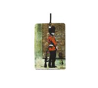 Banksy Pissing Guard Car Air Freshener (Street Art/Graffiti/Xmas Christmas Stocking Filler/Secret Santa/Novelty Scented Gift)