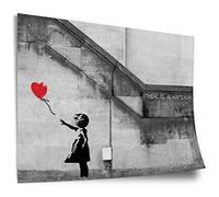 Banksy Poster: Balloon Girl Girl with Balloon Always Hopes Street Art, Unframed Art Print, Mural - A4, A3, A2, A1, A0, XXL - Living Room, Bedroom, Kitchen, Decoration