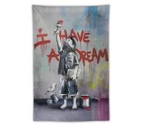 Banksy Poster Tapestry Street Graffiti Art (43) Artworks Tapestry Room Aesthetic Wall Art Prints Home Modern Decor Gifts 40"x60"