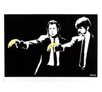 Banksy Pulp Fiction reproduction Wall Art Poster print (A4)