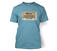 Banksy Sorry! The Lifestyle You Ordered - Men's Tees - Stone Blue X-Large