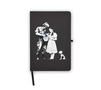 Banksy Stop And Search Policeman Graffiti Notebook, Blank Pages, Faux Leather Cover, Planner, Journal, Workbook