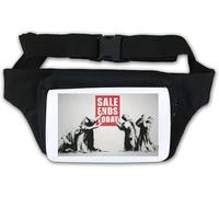 Banksy Street Art Sale Ends Today Waist Bag Fanny Pack White