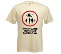 Banksy T-Shirt - Americans Working Overhead