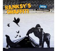 Banksy's Graffiti 2026 Square Flap Calendar: Original BrownTrout-Kalender [Mehrsprachig] [Kalender]