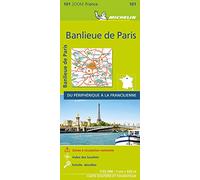 BANLIEUE DE PARIS 2021 (Outskirts of Paris) - Michelin Zoom Map 101: Map
