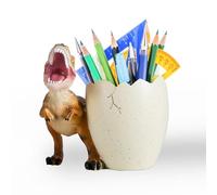 Banllis Dinosaur Pen Holder & Pencil Holder for Desk, Trex Desk Accessories Jurassic Park Office School Supplies, Dino Toothbrush Holder, Idea Gifts for Adults Kids Women Men