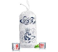 banloga Ice Bags with Drawstring, 100PACK - Heavy-Duty, Food-Grade LDPE, Reusable, Drawstring Closure, Multi-Use, 100 Bags per Pack, 10 inches x 6.7 inches x 1.2 inches, 08lb Color