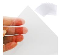 BANLTRE 15 Pieces 4 mil Transparency Blank Template Material Stencils Mylar for Cutting Paper Clear Sheet 12 × 12 inch (15-4 mil)