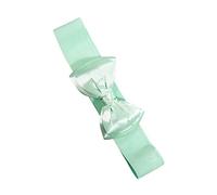 Banned 1950's Elasticated Bow Rockabilly Belt - Mint Green (Medium - UK 10-16)