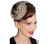 Banned All A Dream Vintage Retro Fascinator - 3 Colours - Nude / One Size
