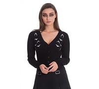 Banned Apparel Bat Lady Cardigan Size 14 Black