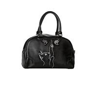 Banned apparel Black Bird Kitty Cat Butterfly Retro Vintage 50's Meow Bag