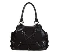 Banned Apparel Gothic Witchcraft Star Pentagram Top Handle Handbag