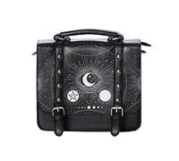 Banned Apparel Pentagram Occult Eye Power Gothic Cosmic Small Satchel Handbag