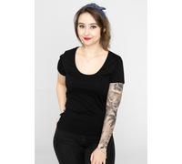 Banned Apparel - Scoop Swim Black - Top - black - S - 100% Cotton,Jersey S
