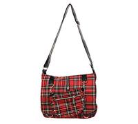 Banned Apparel Tartan/Checked Cross Body Rockabilly Shoulder Bag Small