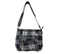 Banned Apparel Tartan/Checked Cross Body Rockabilly Shoulder Bag Small