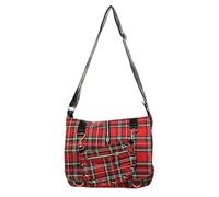 Banned Apparel Tartan/Checked Cross Body Rockabilly Shoulder Bag Small