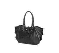 Banned Black Bat Wing Gothic Handbag Halloween Crest Vampire Alt Style Purse Bag