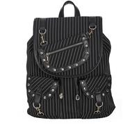 Banned Black Core Pinstripe Backpack black Onesize