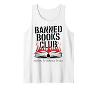 Banned Books Club Advocates for Intellectual Freedom Tank Top